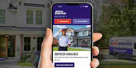 Image of the Roto-Rooter app