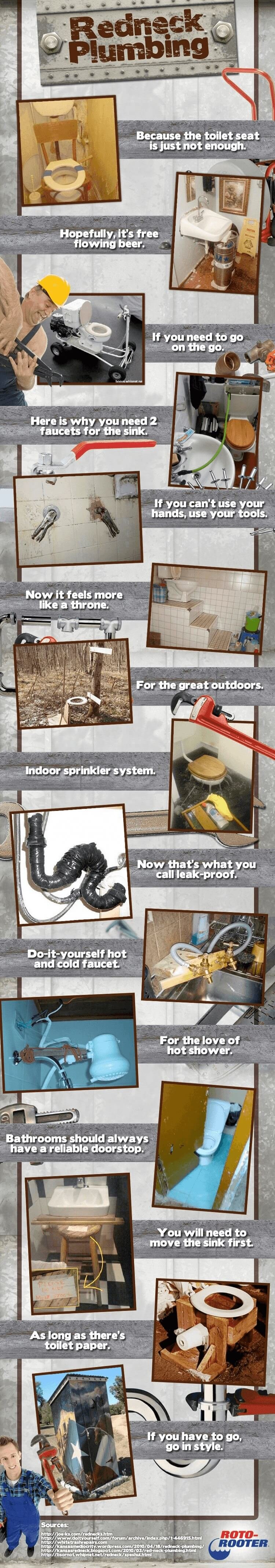 redneck plumbing
