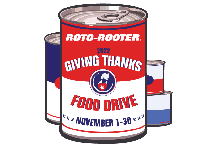 Roto-Rooter Giving Thanks Food Drive